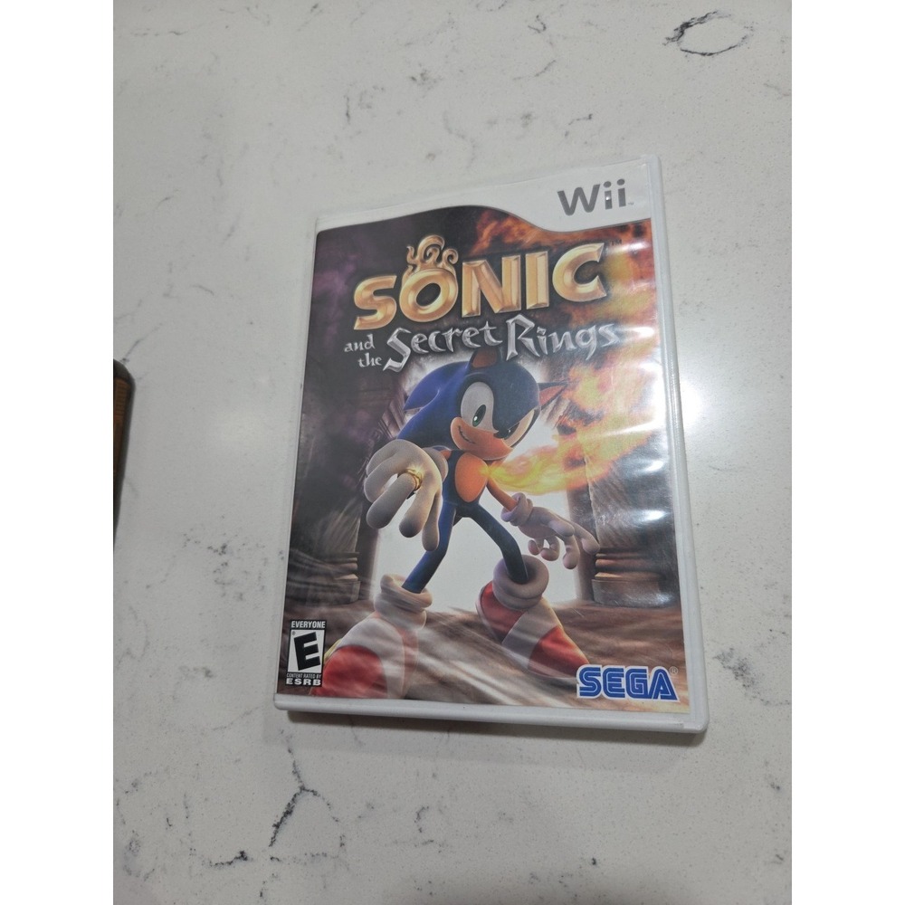 Sonic and the Secret‎ Rings Nintendo Wii (2009) Complete